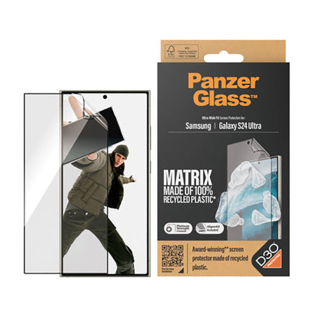 PanzerGlass Matrix Film Screen Protector with AlignerKit - For Samsung  Galaxy S24 Ultra