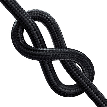 Olixar 1.5m Black Tough Braided USB-C to USB-C Charging Cable For Kids