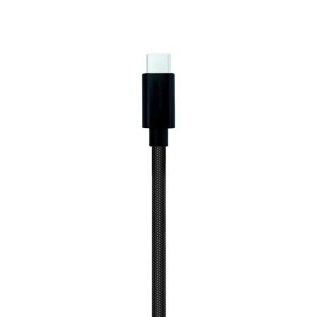 Olixar 1.5m Black Tough Braided USB-C to USB-C Charging Cable For Kids