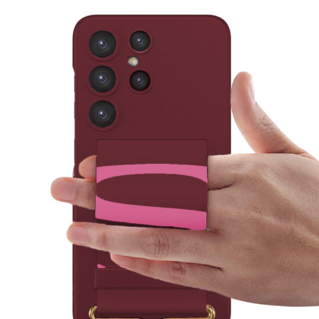 Olixar Crimson Protective Case with Strap - For Samsung Galaxy S24 Ultra