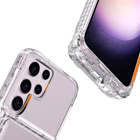 Olixar Clear Glitter Case - For Samsung Galaxy S24 Ultra