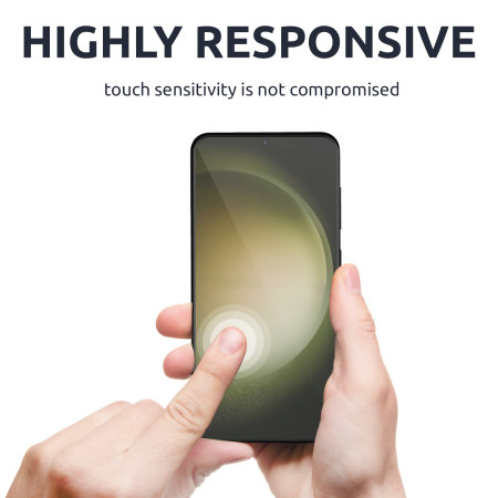 Olixar Two Pack Tempered Glass Screen Protectors with Installation Tray - For Samsung Galaxy S24