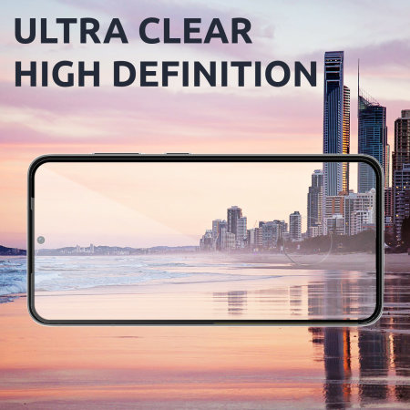 Olixar Two Pack Tempered Glass Screen Protectors with Installation Tray - For Samsung Galaxy S24