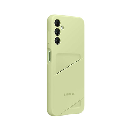 Official Samsung Lime Green Card Slot Case - For Samsung Galaxy A25 5G