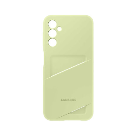 Official Samsung Lime Green Card Slot Case - For Samsung Galaxy A25 5G