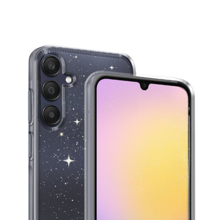 Olixar Clear Glitter Case - For Samsung Galaxy A25 5G