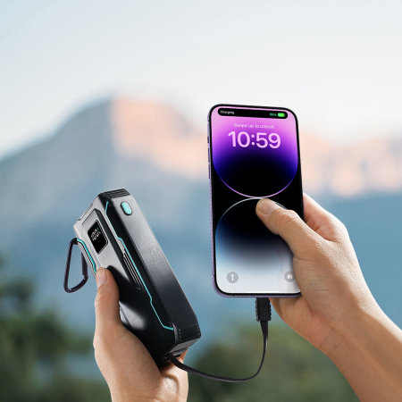 Joyroom 22.5W 20000mAh Waterproof & Fireproof Powerbank with USB-C & Lightning Cables