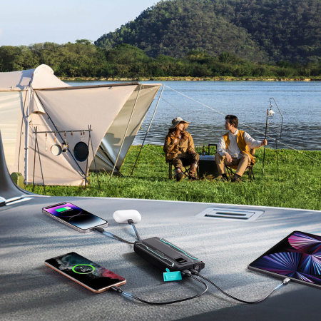 Joyroom 22.5W 20000mAh Waterproof & Fireproof Powerbank with USB-C & Lightning Cables