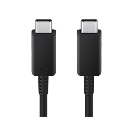 Official Samsung 100W Black 1.8m USB-C to USB-C Charge and Sync Cable - For Samsung Galaxy S24