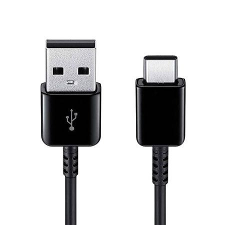 Official Samsung Black 1.5m USB-A to USB-C Fast Charge & Sync Cable - For Samsung Galaxy S24 Ultra