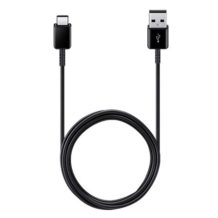 Official Samsung Black 1.5m USB-A to USB-C Fast Charge & Sync Cable - For Samsung Galaxy S24 Ultra