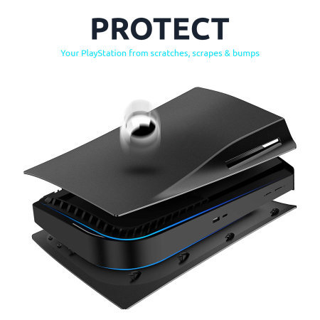 Olixar PS5 Slim Disc Edition Faceplates - Carbon Fibre