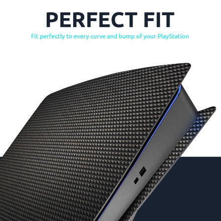 Olixar PS5 Digital Edition Faceplates - Carbon Fibre