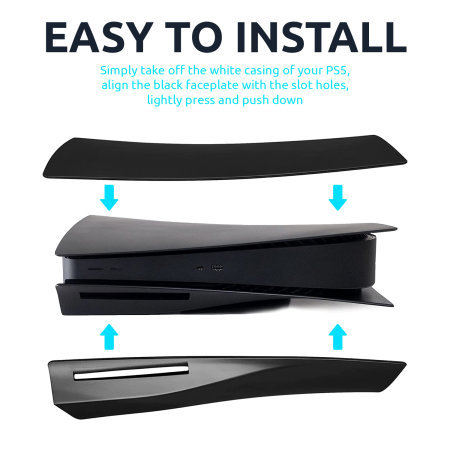 Olixar PS5 Digital Edition Faceplates - Carbon Fibre