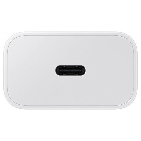 Official Samsung 25W White USB-C EU Super Fast Mains Charger with 1m USB-C Cable - For Samsung Galaxy S24 Plus