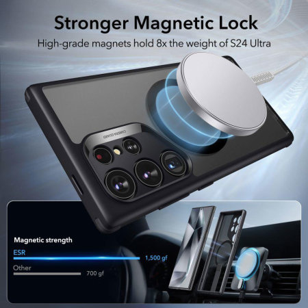ESR Black Flickstand Boost Halolock MagSafe Case with Kickstand - For  Samsung Galaxy S24 Ultra