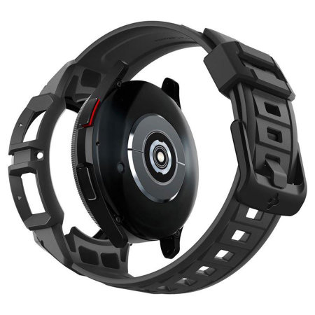 Spigen Black Rugged Armor Pro Band with Integrated Case - For Samsung Galaxy Watch 6 Classic (47mm)