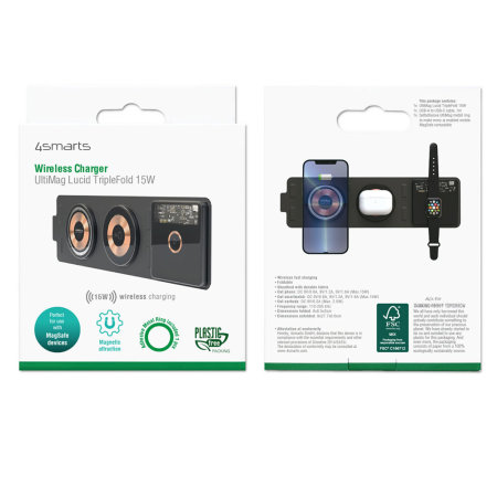 4smarts TripleFold 15W Wireless Travel Charging Station