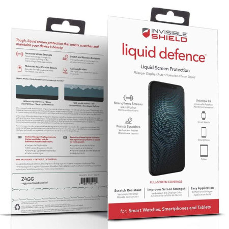 Zagg InvisibleShield Liquid Defence Universal Screen Protector - For Smartphones, Smartwatches & Tablets