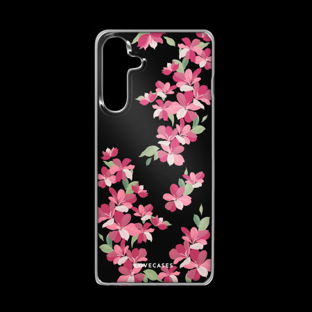 LoveCases Red Cherry Blossoms Case - For Samsung Galaxy A55 5G