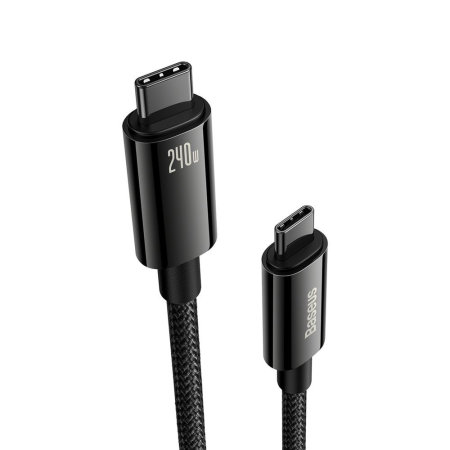Baseus 240W USB-C to USB-C Fast Charge and Sync Braided Cable - 3m