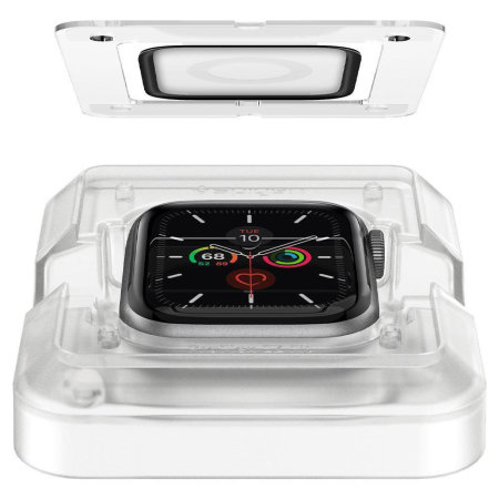 Spigen Twin Pack ProFlex EZ Fit Tempered Glass Screen Protectors - For Apple Watch SE 2022 44mm