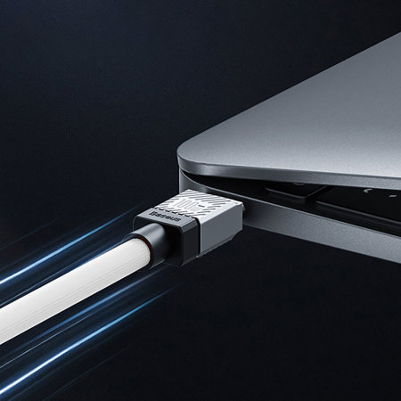 Baseus CoolPlay Double-Wrapped 100W USB-C to USB-C Fast Charge & Sync White Cable - 2m