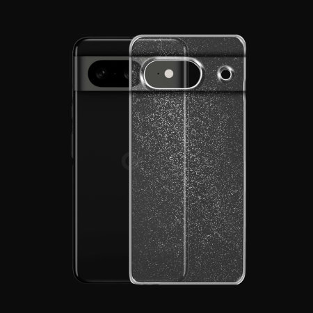 Olixar Clear Glitter Tough Case - For Google Pixel 8a