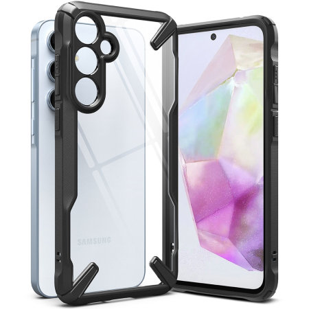 Ringke Fusion X Black Tough Case - For Samsung Galaxy A35 5G