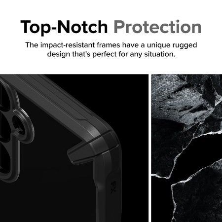 Ringke Fusion X Black Tough Case - For Samsung Galaxy A35 5G