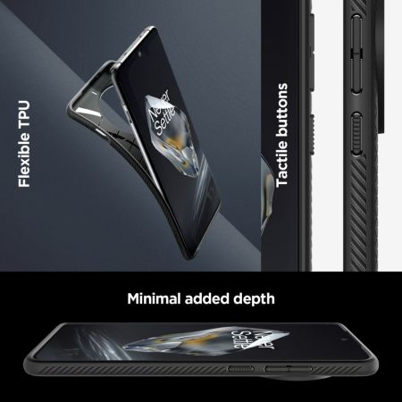 Spigen Liquid Air Matte Black Case - For OnePlus 12