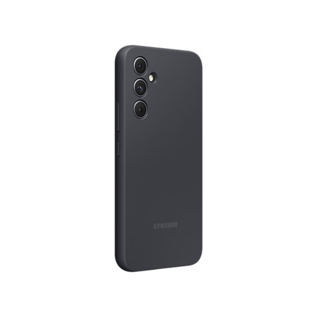 Official Samsung Black Silicone Case - For Samsung Galaxy A35 5G