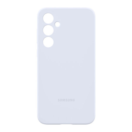 Official Samsung Light Blue Silicone Case - For Samsung Galaxy A35 5G