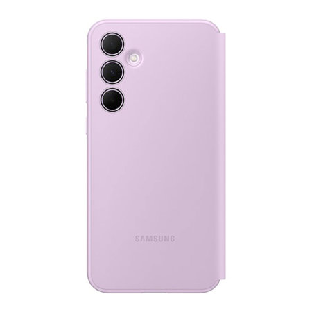Official Samsung Lavender Smart View Wallet Case - For Samsung Galaxy A35 5G