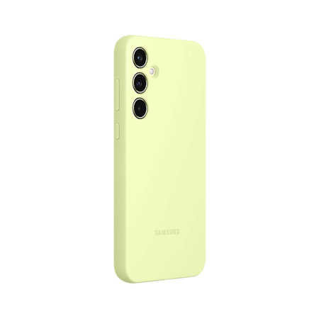 Official Samsung Lime Silicone Case - For Samsung Galaxy A55 5G