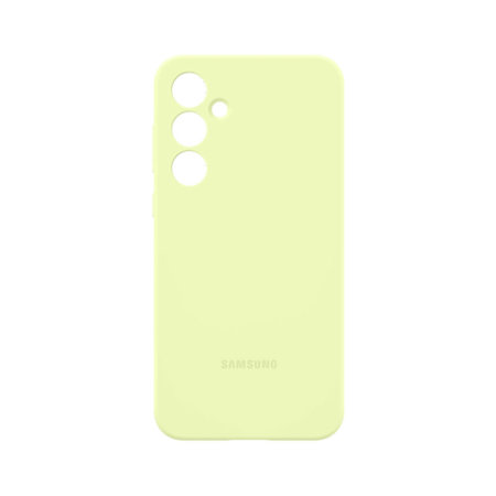 Official Samsung Lime Silicone Case - For Samsung Galaxy A55 5G