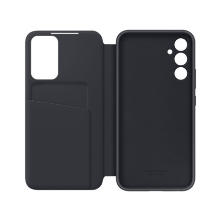 Official Samsung Black Smart View Wallet Case - For Samsung Galaxy A55 5G