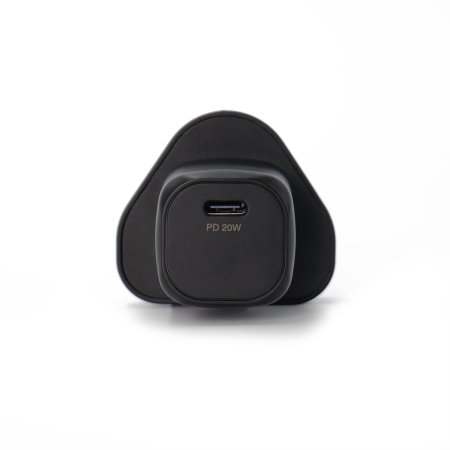 Olixar Basics Black Mini 20W USB-C PD Wall Charger - For Samsung Galaxy A15