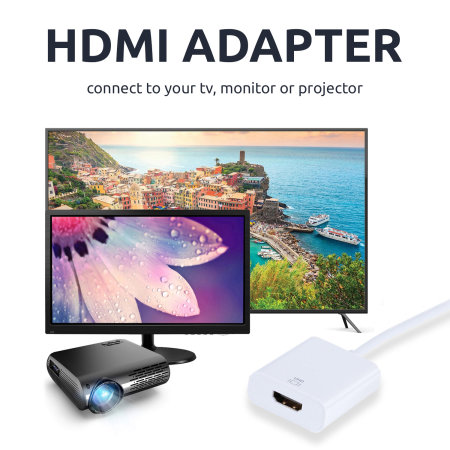 Olixar 4K 60Hz USB-C to HDMI Adapter for TVs and Monitors - For MacBook Air 13" 2024 M3 Chip