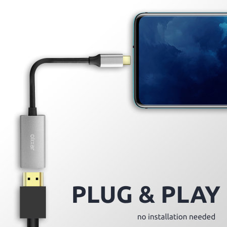 Olixar 4K 60Hz USB-C to HDMI Adapter for TVs and Monitors - For MacBook Air 13" 2024 M3 Chip