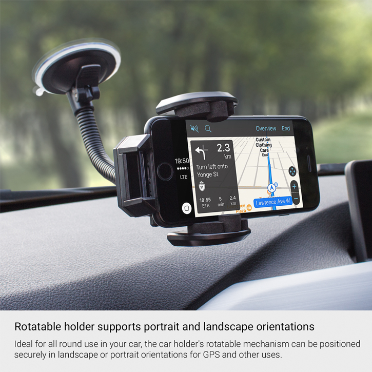 Olixar Windscreen & Dashboard Universal Car Phone Holder