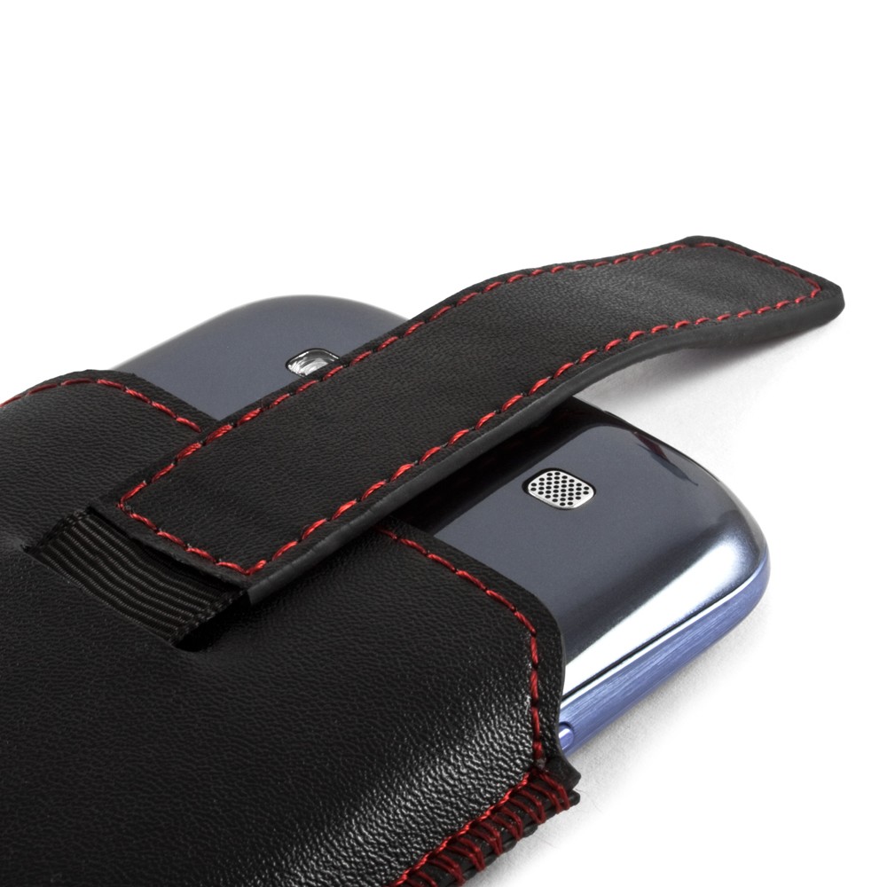 Proporta Large Aluminium and Leather Pouch