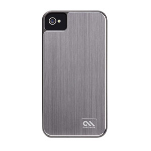 Case Mate Barely There For iPhone 4S 4 Brushed Aluminium