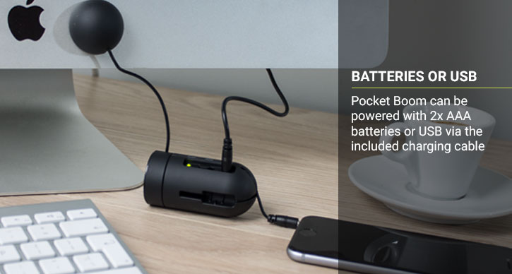 Pocket Boom Portable Vibration Speaker - Black