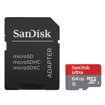 SanDisk Mobile Ultra MicroSDXC Memory Card - 64GB