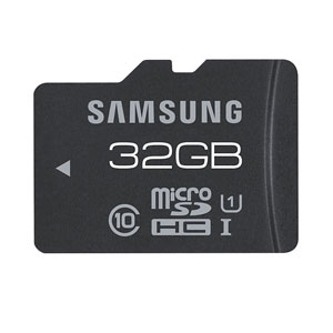 Samsung 32GB UHS-1 Grade 1 MicroSDHC Pro - Class 10