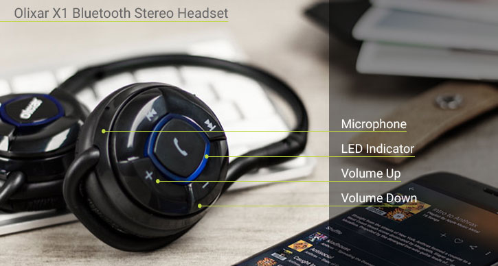 Olixar X1 Bluetooth Stereo Headset