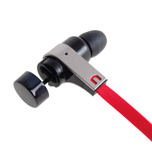 Novero Rockaway Stereo Bluetooth Headset - Black/Red
