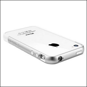 Bumper iPhone 4S / 4 SGP Linear EX Meteor - Blanc / Argent 3