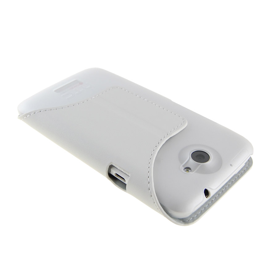 HTC HC V701 Hard Shell With Kick Stand For HTC One X - Clear/White